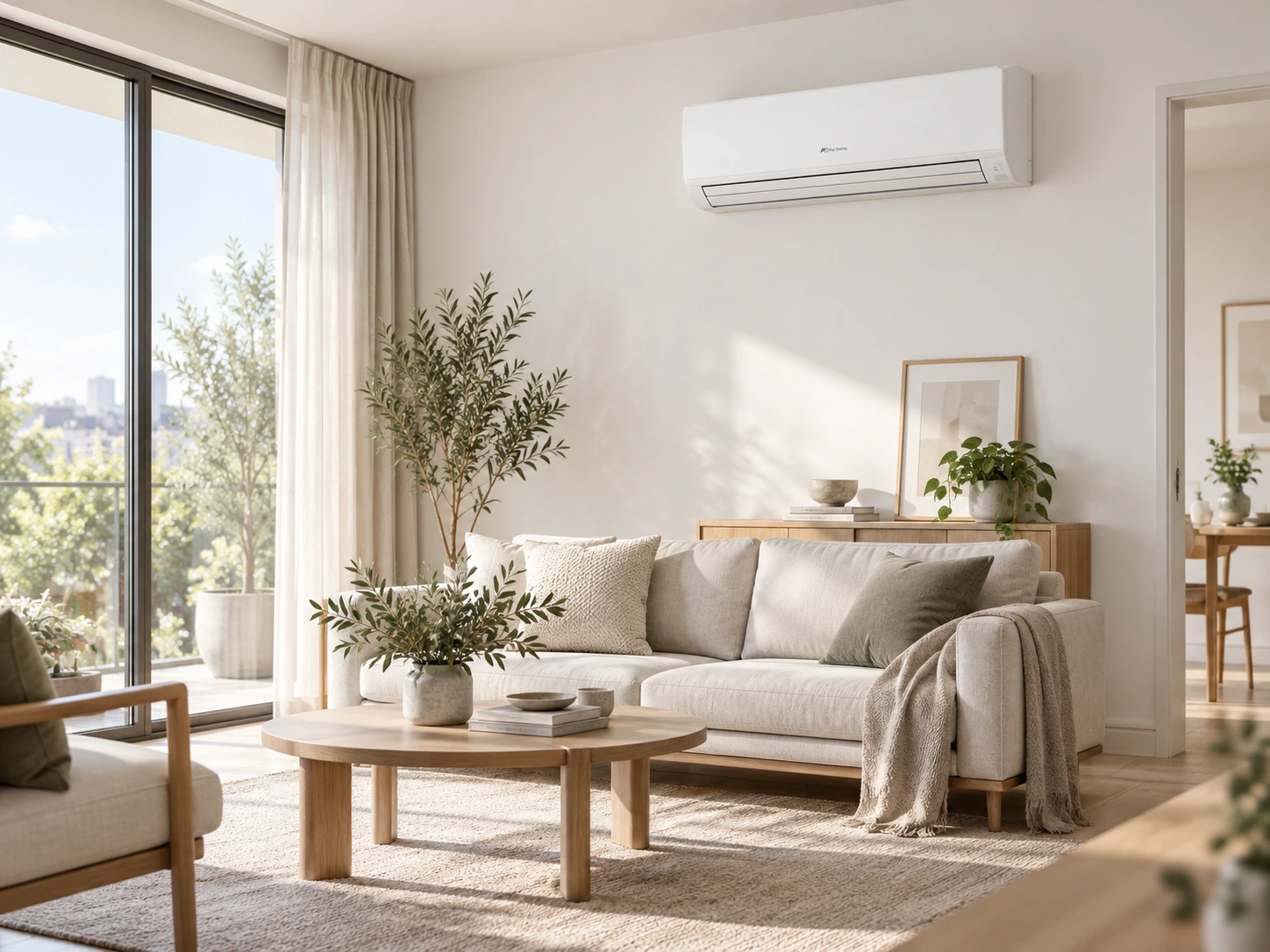 Fuji Electric KLCA в модерен домашен интериор
